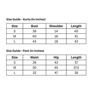 SIZE GUIDE (IN INCHES)