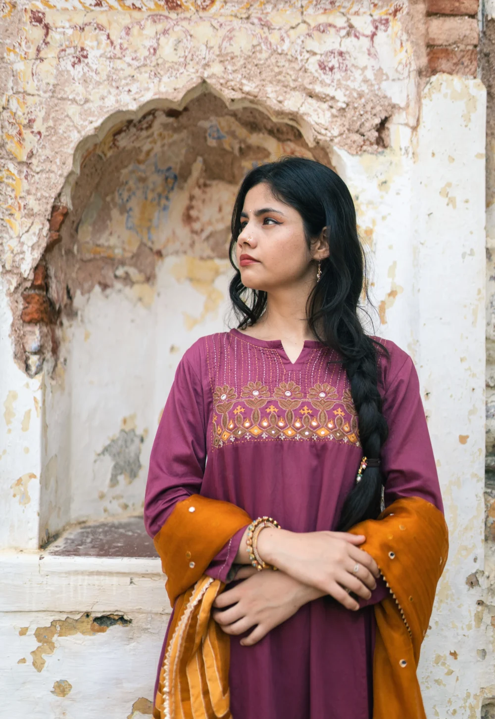 Mahogany Classic A-line Pakko Kurta