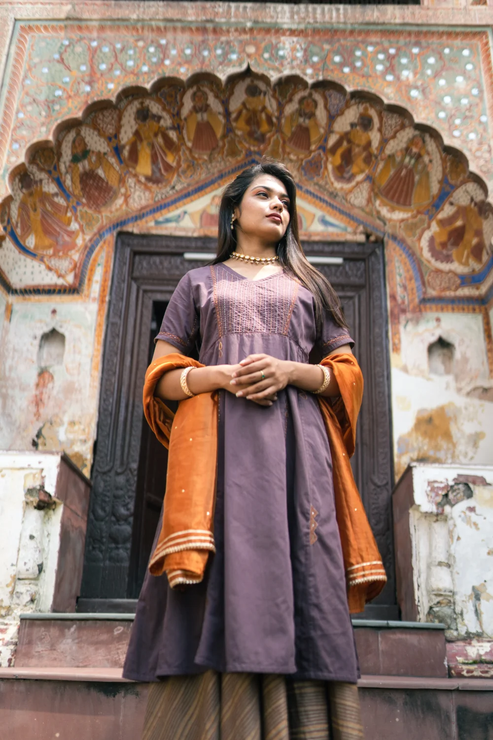 Katthai Kalidar Pakko Kurta - Image 5
