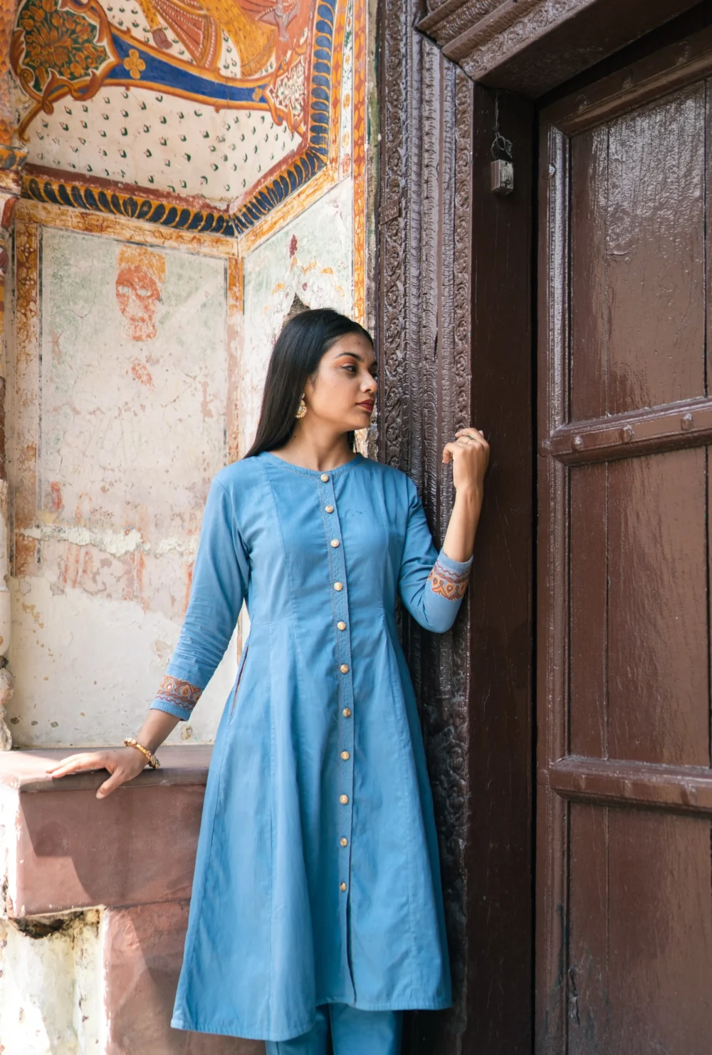 Samudri Button-down A line Pakko Kurta