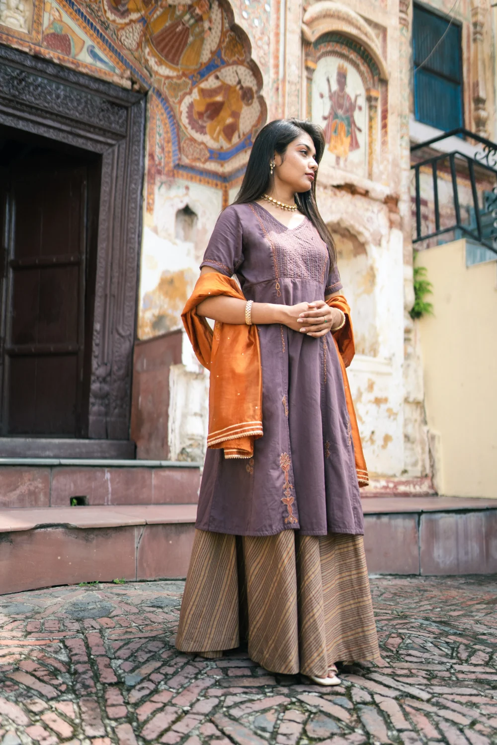 Katthai Kalidar Pakko Kurta - Image 4