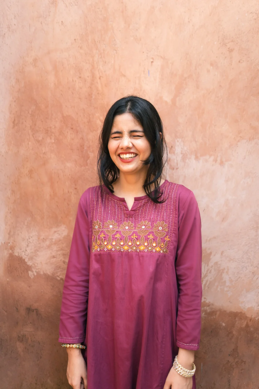 Mahogany Classic A-line Pakko Kurta - Image 5