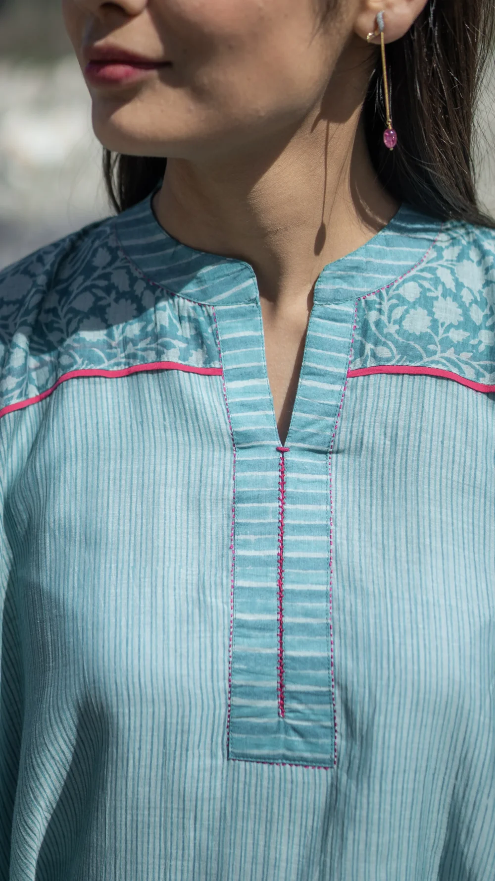 Aasmani Easy Fit Kurta