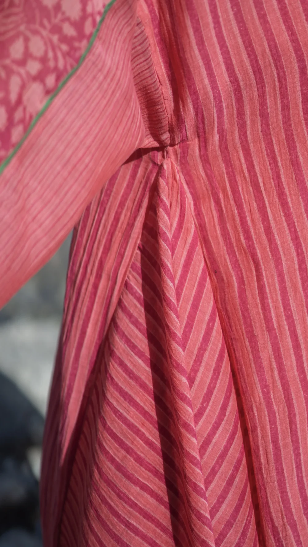 Rasbhari Kaftan Style Block-printed Kurta - Image 9