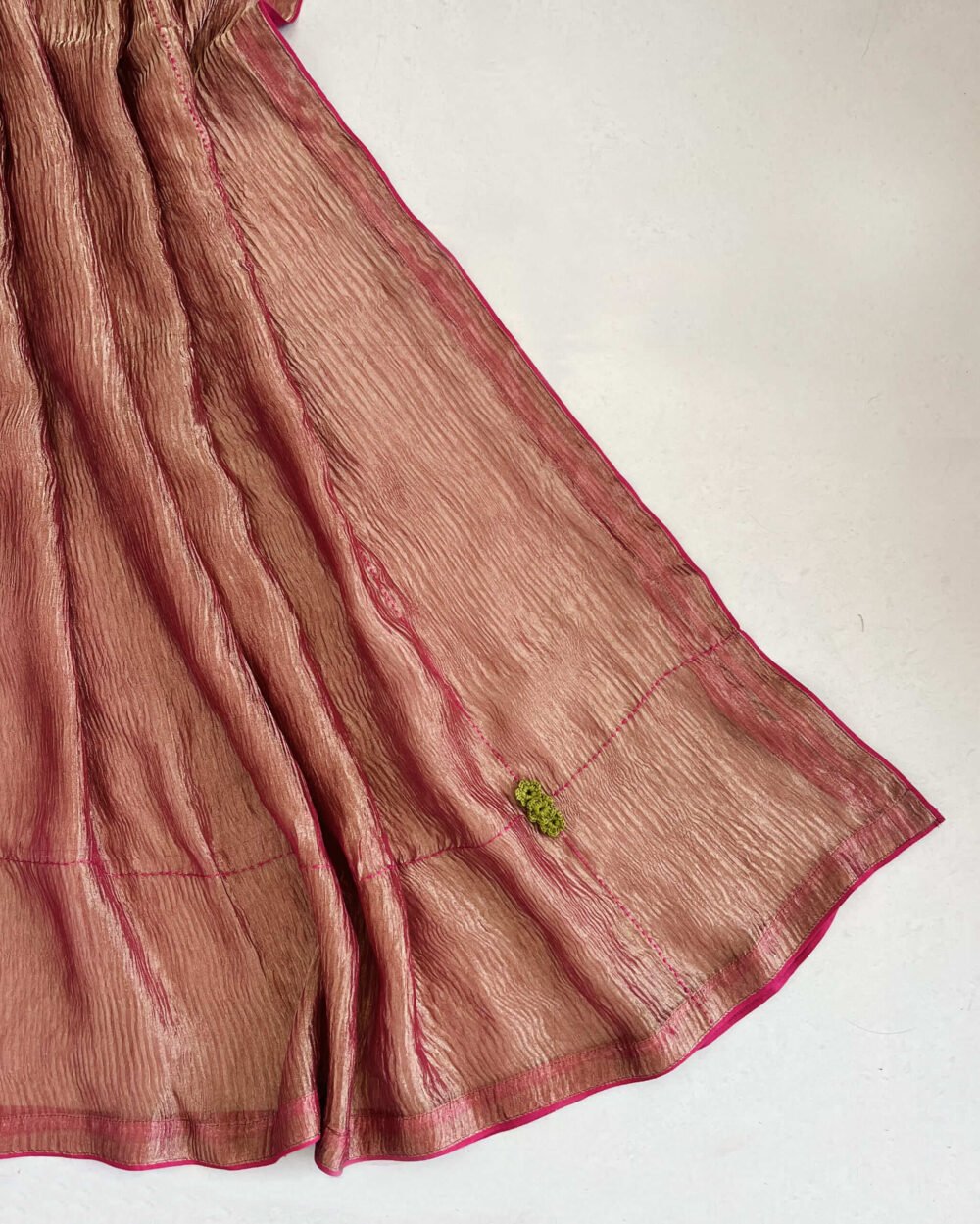 Anaar Tissue Crushed Silk Dupatta - Image 3