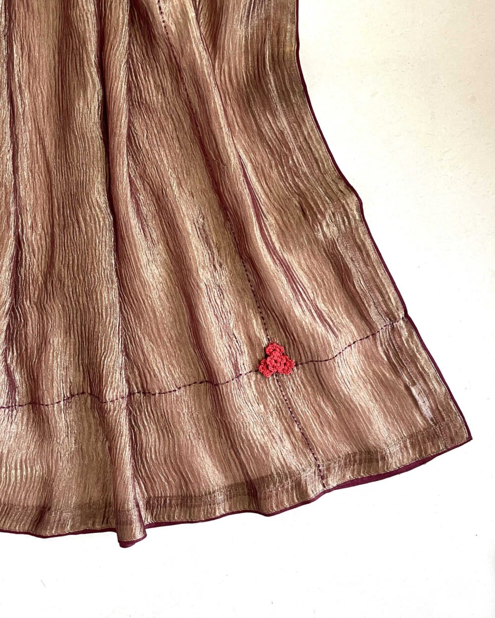 Sherbati Tissue Crushed Silk Dupatta - Image 3