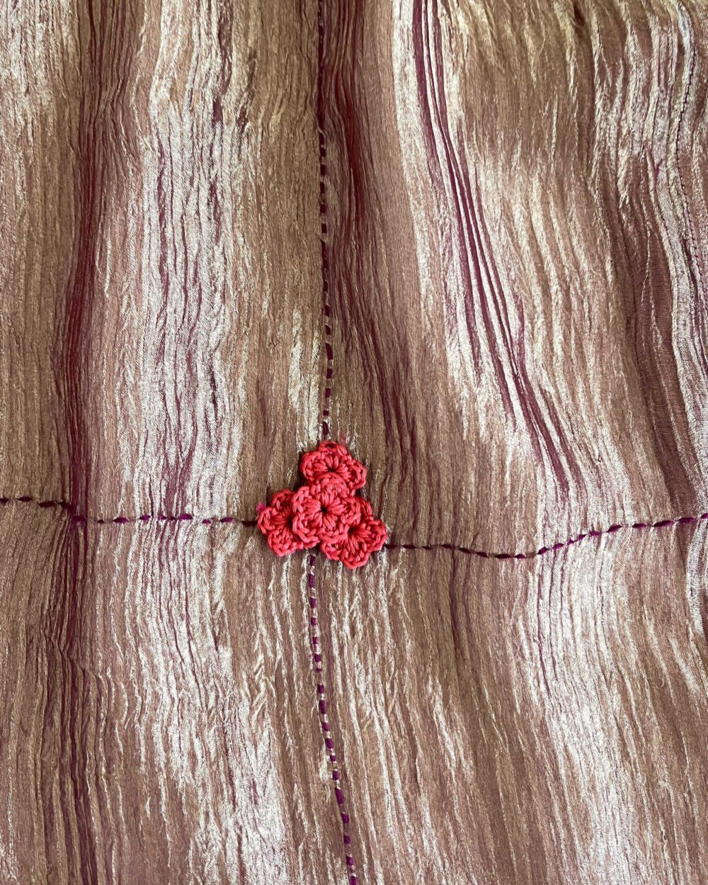 Sherbati Tissue Crushed Silk Dupatta - Image 4
