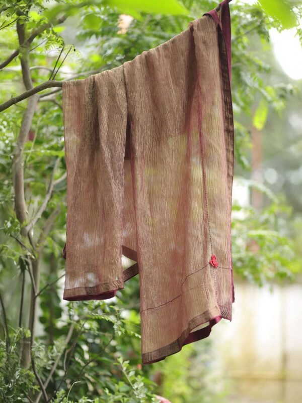 Sherbati Tissue Crushed Silk Dupatta