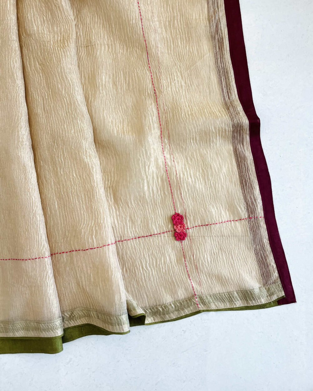 Suraj Tissue Crushed Silk Dupatta - Image 3