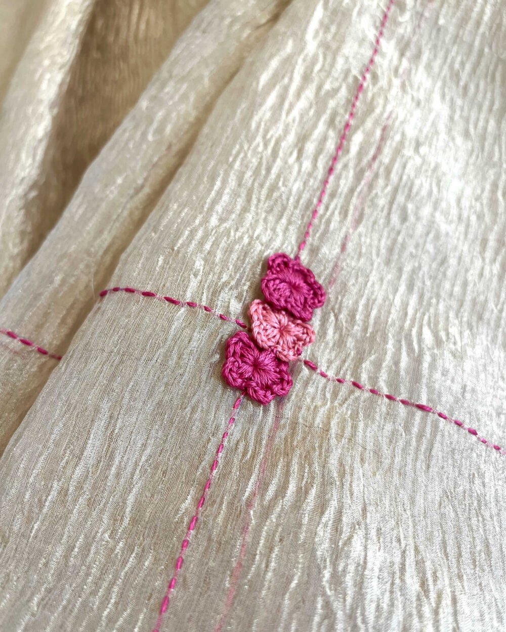 Suraj Tissue Crushed Silk Dupatta - Image 4