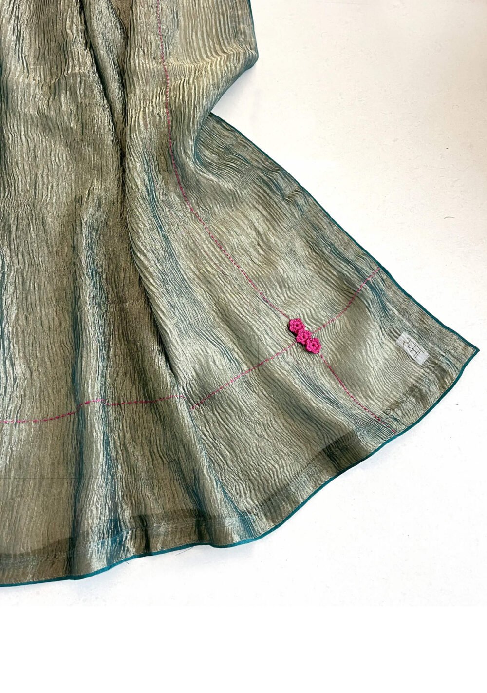 Vriksh Tissue Crushed Silk Dupatta - Image 5
