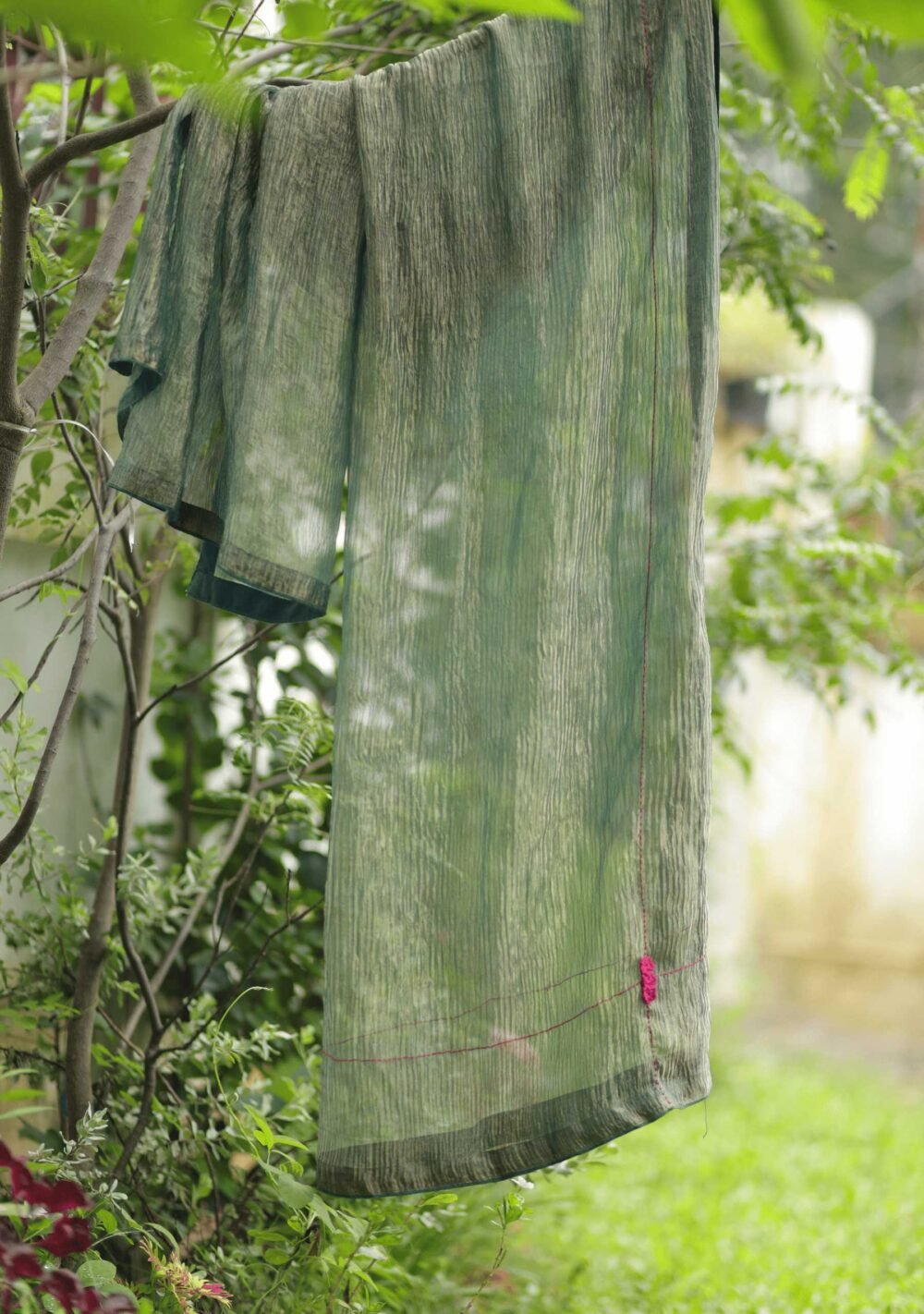 Vriksh Tissue Crushed Silk Dupatta