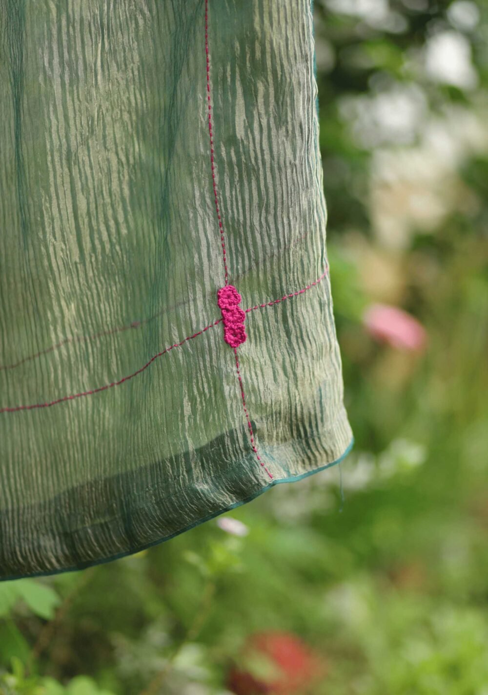 Vriksh Tissue Crushed Silk Dupatta - Image 2