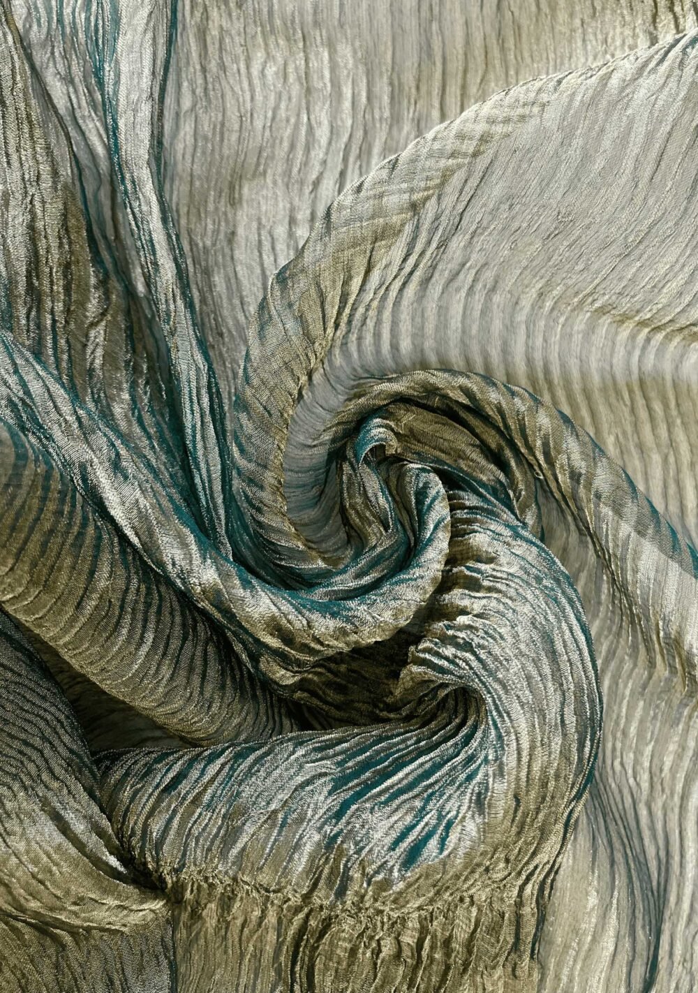 Vriksh Tissue Crushed Silk Dupatta - Image 7