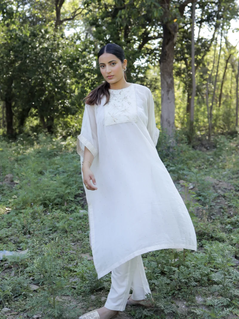 Ismat Mukaish Anti-fit Kurta