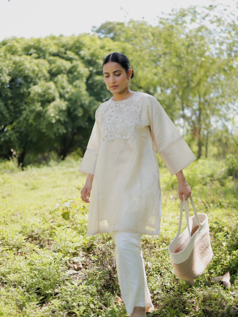 Ismat Block Printed Choga