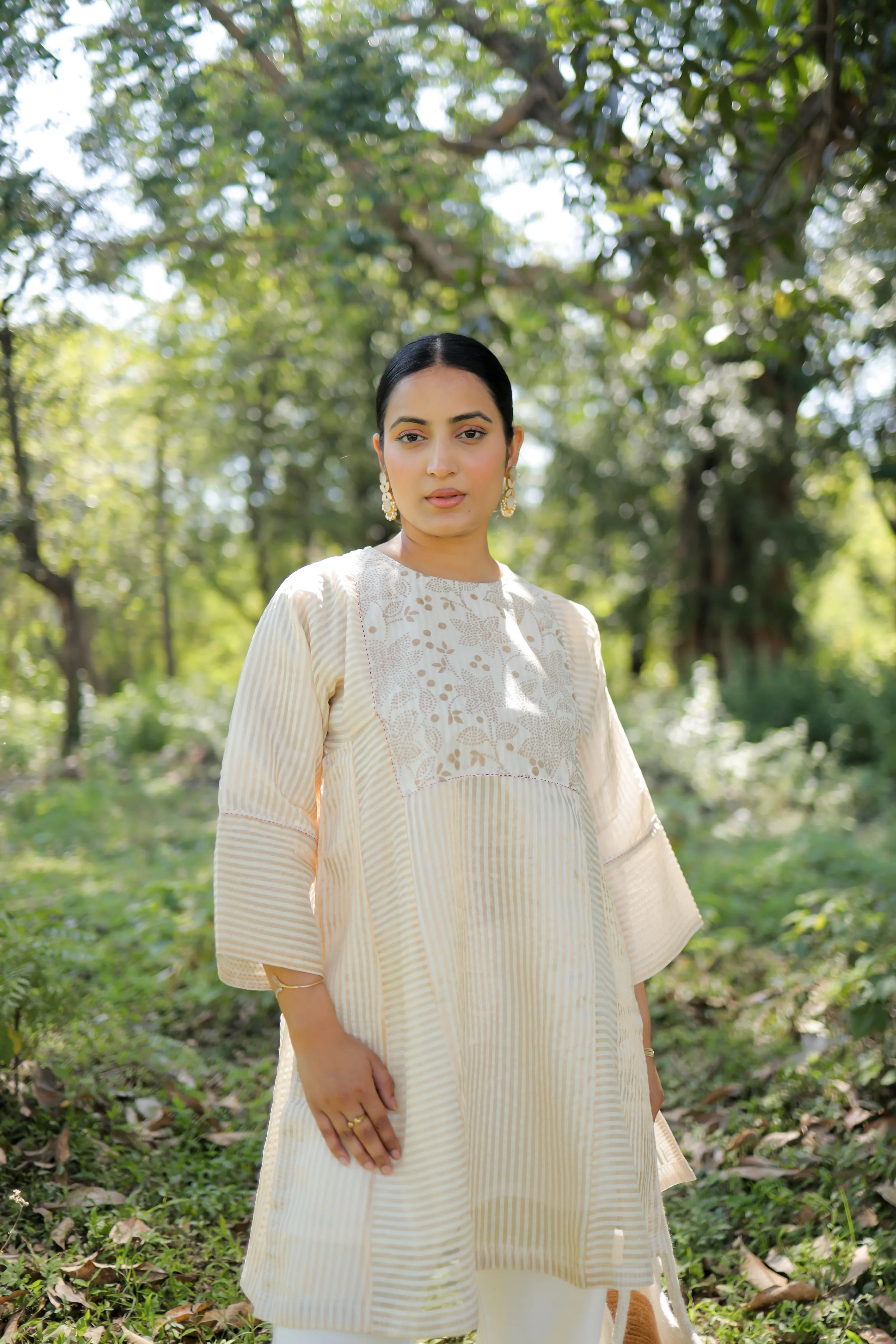 Ismat Block Printed Choga - Image 5