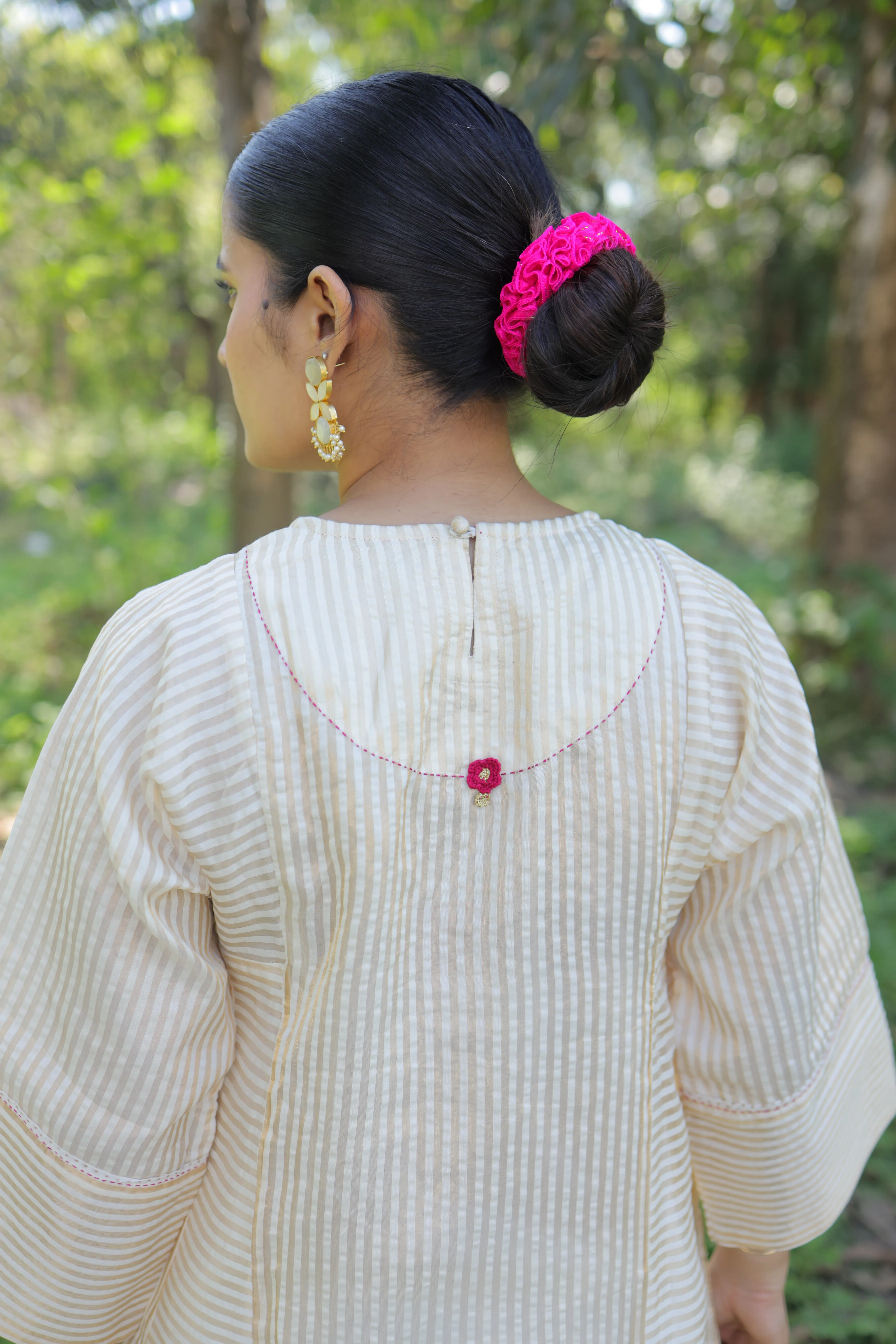 Ismat Block Printed Choga - Image 7